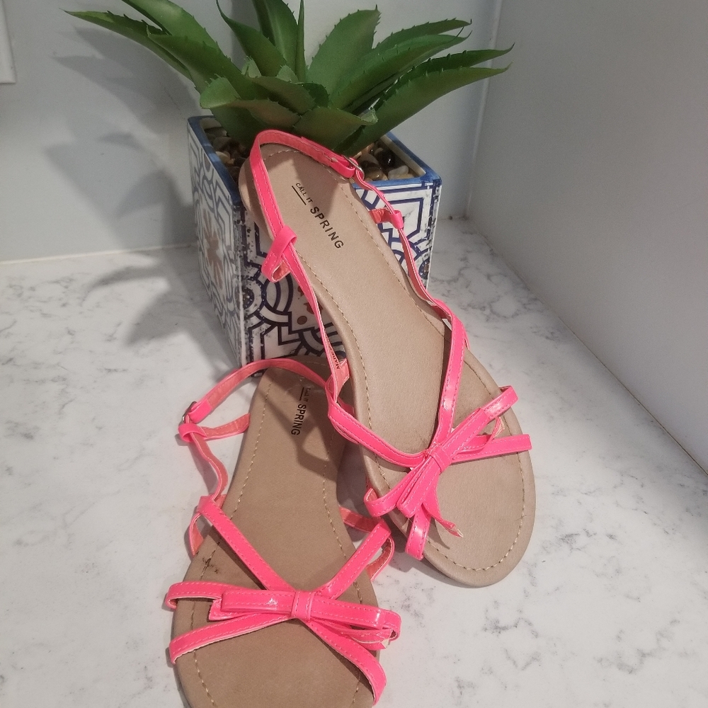 👡CALL IT SPRING NEON SANDALS